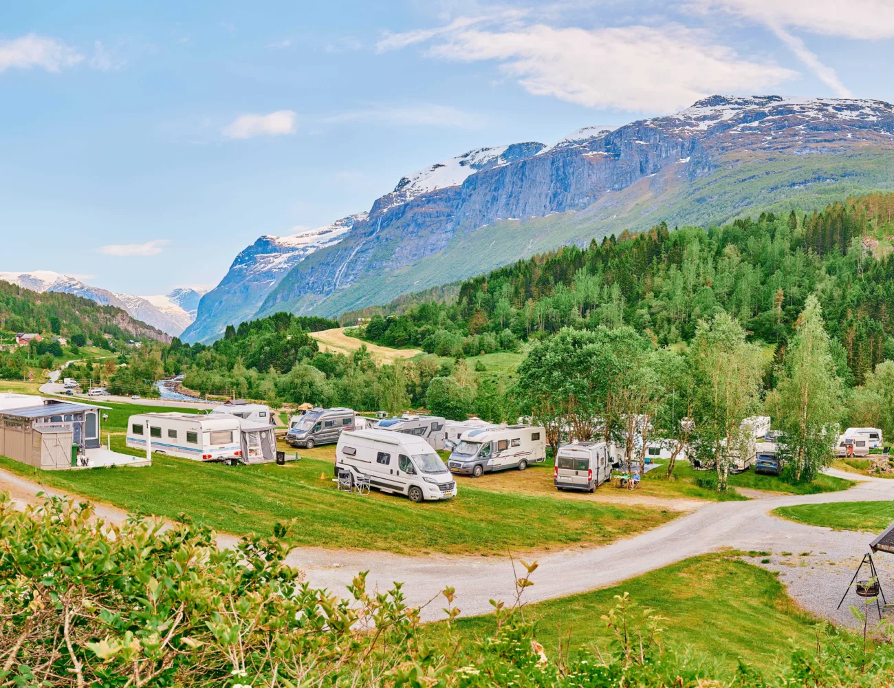 Panoramabilde av Tjugen camping